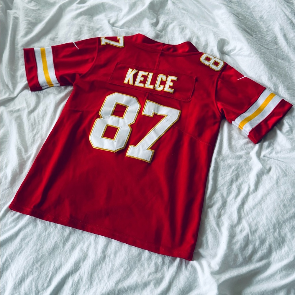 🏈 Nike Kansas City Chiefs #87 Travis Kelce Jersey - Youth Small